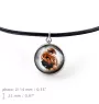 Chow Chow - jewelry with your photo box, set of necklace and earrings, personalized products from the Art-Dog brand