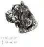 Clumber Spaniel I - collier avec un chien, pendentif en plaqué argent pour les fans de chiens, bijoux uniques de la marque Art-Dog