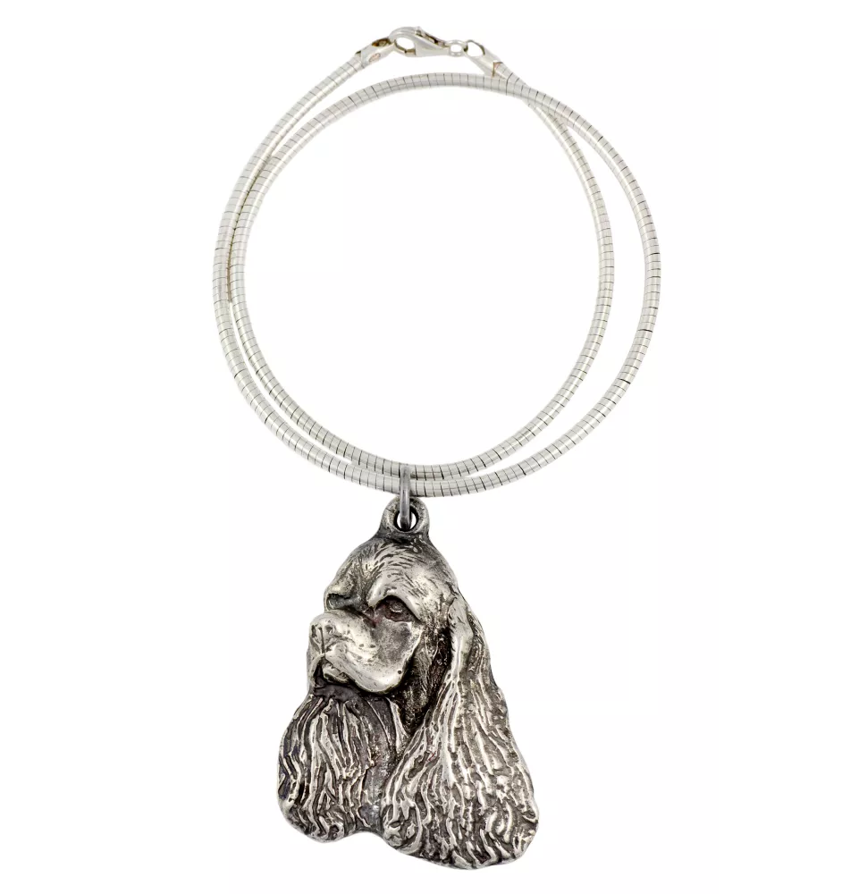 Clumber Spaniel - Collier pour chien, bijoux uniques pour les fans de chiens, pendentif vipère unique de la marque Art-Dog