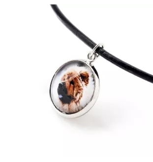 Chow Chow, Chowchow - ensemble de bijoux avec votre photo, ensemble fait à la main, bracelet et collier de la marque Art.-Dog
