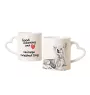 Chinesischer Schopfhund - Tasse mit Hund, entzückende Tasse mit herzförmigem Henkel, universelles Geschenk der Marke Art-Dog