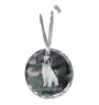 Clumber Spaniel - crystal bauble with a photo, dog photo in crystal, personalized Christmas tree ornament by Art-Dog brand