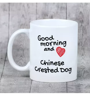 Grzywacz Chiński kubek z psem good morning Art-Dog