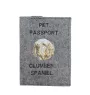 Clumber Spaniel - Porte passeport pour chien, porte document, cadeau pour le voyageur de la marque Art-Dog