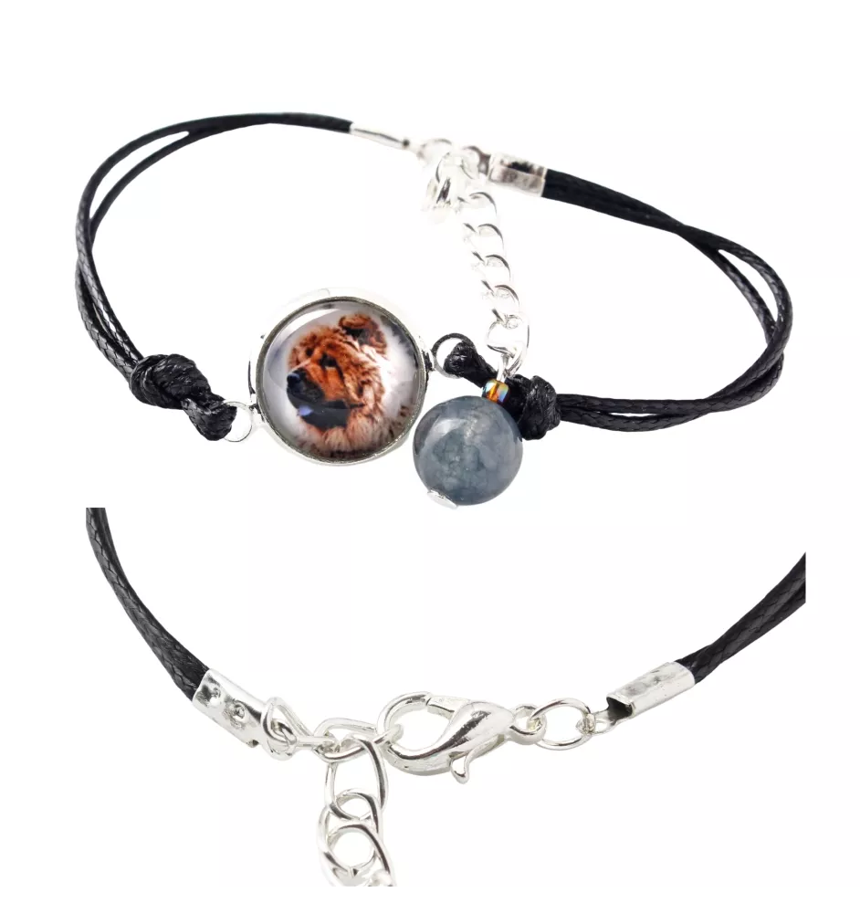 Chow Chow bransoletka w pudełku ze zdjęciem Art-Dog