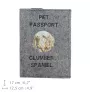 Clumber Spaniel - Porte passeport pour chien, porte document, cadeau pour le voyageur de la marque Art-Dog
