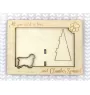 Clumber Spaniel - Cadre photo, cadre en bois gravé, un joli gadget pour l'amoureux des chiens par Art-Dog
