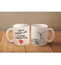 Chinese Crested Dog, Puff - cup with a dog, cup with a photo, personalized gift from the Art-Dog brand
