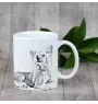 Grzywacz Chiński kubek z psem I love Art-Dog
