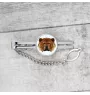 Chow Chow - geometric tie clip with a picture and inscription from Art-Dog