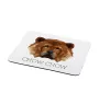 Chow Chow, Chowchow - tapis de souris géométrique avec photo et inscription Art-Dog