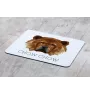 Chow Chow, Chowchow - tapis de souris géométrique avec photo et inscription Art-Dog