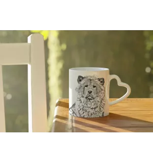 Chow Chow, Chowchow - tasse avec chien, une tasse adorable avec une anse en forme de cœur, un cadeau universel de la marque Art-Dog