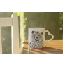 Chow Chow - cup with a dog, adorable cup with a heart-shaped handle, universal gift from the Art-Dog brand