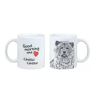 Chow Chow kubek z psem good morning Art-Dog