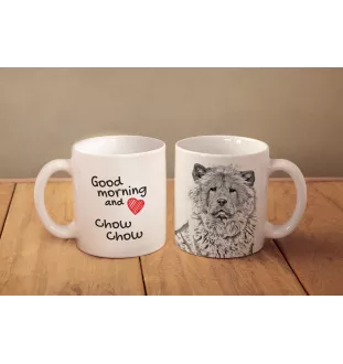 Chow Chow - cup with a dog, cup with a photo, personalized gift from the Art-Dog brand