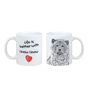 Chow Chow - Tasse mit Hund, Tasse mit Bild, personalisiertes Geschenk der Marke Art-Dog