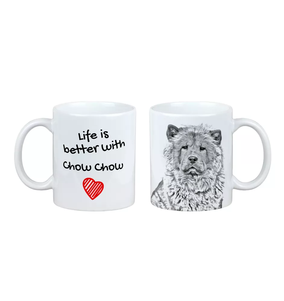 Chow Chow - Tasse mit Hund, Tasse mit Bild, personalisiertes Geschenk der Marke Art-Dog