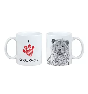 Chow Chow, Chowchow - tasse avec chien, une tasse adorable avec une illustration, un cadeau avec votre photo de la marque Art-Dog