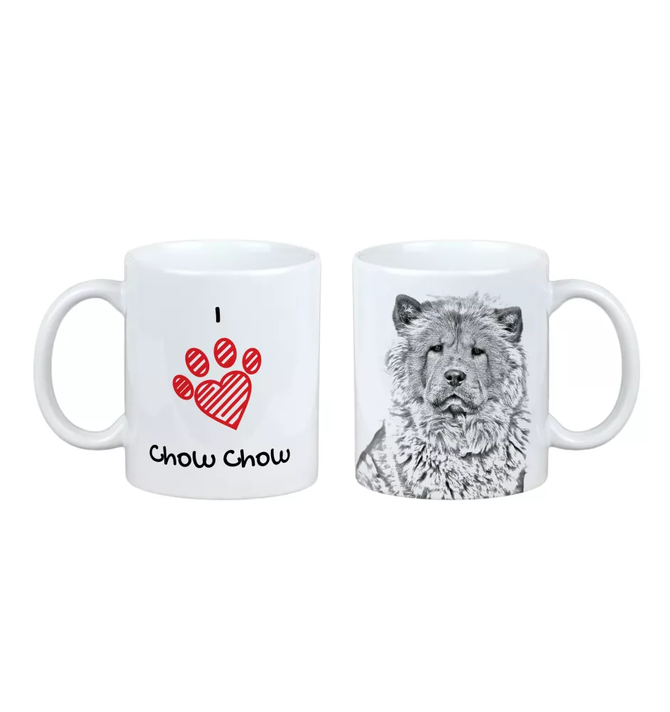 Chow Chow kubek z psem I love Art-Dog