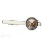 Clumber Spaniel - pince à cravate dans une boîte, cravate élégante, bijoux personnalisés de la marque Art-Dog