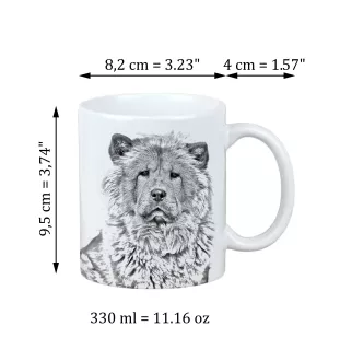 Chow Chow, Chowchow - tasse avec chien, une tasse joyeuse pour les amoureux des chiens, un cadeau personnalisé de la marque Art-Dog