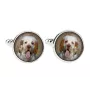 Clumber Spaniel - Boutons de manchette et cravate avec votre photo, accessoire de costume, bijoux pour hommes de la marque Art-Dog.