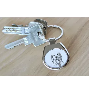 Clumber Spaniel - Schlüsselanhänger mit Hund, Anhänger mit Aufdruck, personalisierter Anhänger der Marke Art-Dog