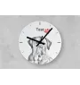 Clumber Spaniel - wall clock with a dog, shelf clock with a print, personalized home decoration from the Art-Dog brand