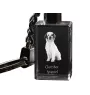 Clumber Spaniel - Schlüsselanhänger aus Kristall mit Hundefoto, beleuchteter Schlüsselanhänger, einzigartiges Geschenk der Marke Art-Dog