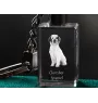 Clumber Spaniel brelok kryształowy z psem Art-Dog