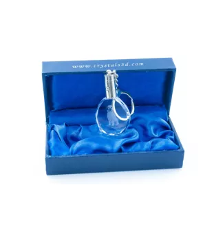 Clumber Spaniel - Anhänger mit einem Foto eines Hundes, Schlüsselanhänger aus Kristall in einer Geschenkbox, ein einzigartiges Geschenk von Art-Dog