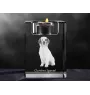 Clumber Spaniel - Candle holder with dog photo, crystal tealight holder, personalised gift by Art-Dog brand