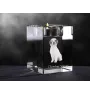 Clumber Spaniel świecznik kryształowy z psem Art-Dog