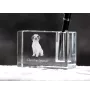 Clumber Spaniel penholder kryształowy z psem Art-Dog