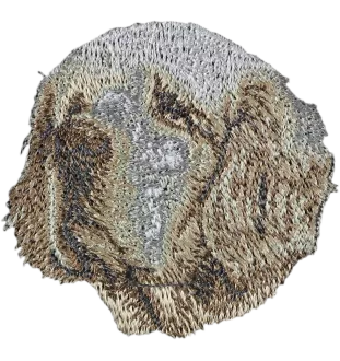 Clumber Spaniel - écusson en forme de chien, patch brodé, décoration unique pour sac à dos de la marque Art-Dog