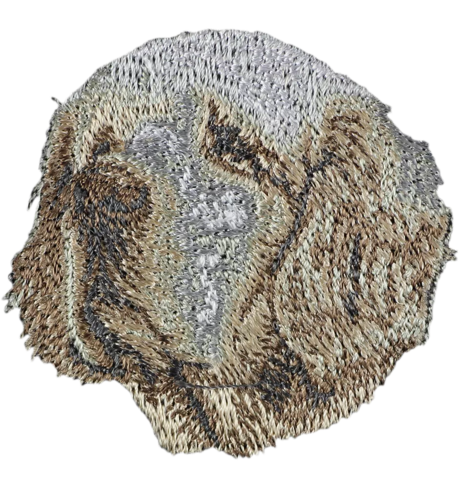 Clumber Spaniel - écusson en forme de chien, patch brodé, décoration unique pour sac à dos de la marque Art-Dog