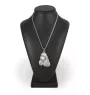 Clumber Spaniel - un collier avec un chien, un pendentif de chien sur une chaîne en argent, un bijou unique de la marque Art-Dog
