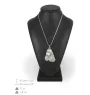 Clumber Spaniel - un collier avec un chien, un pendentif de chien sur une chaîne en argent, un bijou unique de la marque Art-Dog