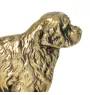Clumber Spaniel - address plaque with a dog, brass nameplate, personalized door sign with the brand name Art-Dog
