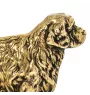 Clumber Spaniel - key holder with a dog, brass handle for dog accessories, an elegant decoration for the hallway from the Art-Dog brand.