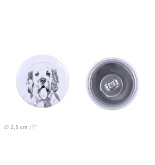 Clumber Spaniel - boucles d'oreilles uniques avec un chien, votre animal de compagnie sur un porte-clés, marque propre Art-Dog