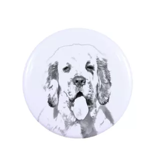 Clumber Spaniel magnes z psem mały Art-Dog