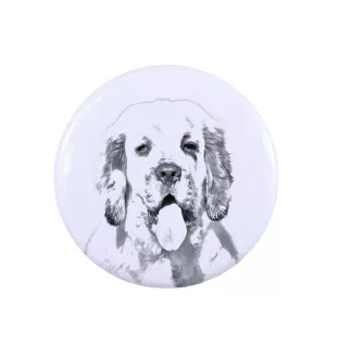 Clumber Spaniel - Damen Schmuck mit dem Bild eines Hundes, handgefertigtes Produkt, Möglichkeit, Ihr eigenes Foto hinzuzufügen, Marke Art-Dog