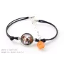 Clumber Spaniel - ensemble de bijoux avec votre photo, ensemble fait à la main, bracelet et collier de la marque Art.-Dog