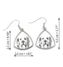 Clumber Spaniel - dog earrings, hanging earrings with a picture, personalized jewelry with Art-Dog brand print