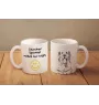 Clumber Spaniel - tasse avec chien, une tasse joyeuse pour les amoureux des chiens, un cadeau personnalisé de la marque Art-Dog