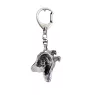 Collie Smooth - Silver-plated key ring with dog, handbag decoration, backpack pendant by Art-Dog brand