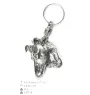 Collie Smooth - Silver-plated dog pendant, handbag decoration, backpack pendant by Art-Dog brand