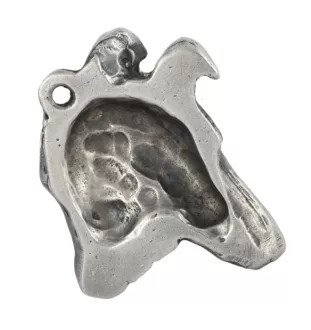 Collie à poil court, Colley à poil court - Pendentif chien argenté, décoration de sac à main, pendentif sac à dos par la marque Art-Dog